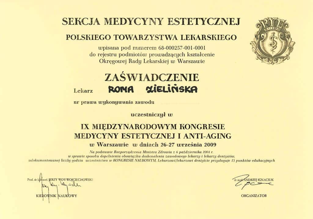 zaświadczenie prawa do wykonywania zawodu